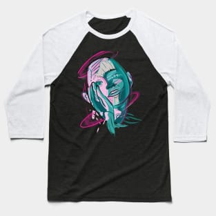 Random Face Baseball T-Shirt